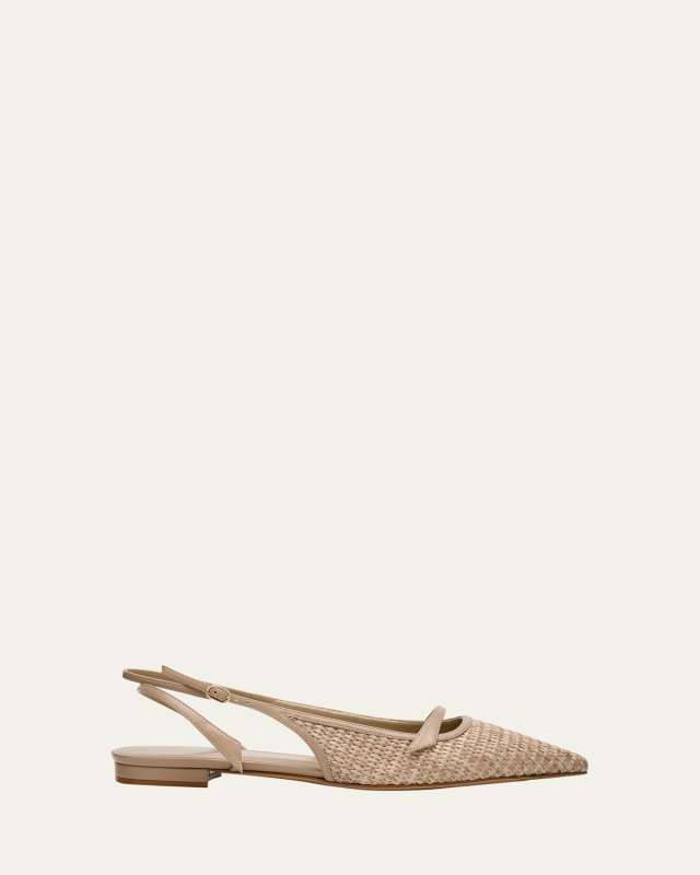 Tita Raffia Ballerina Flats